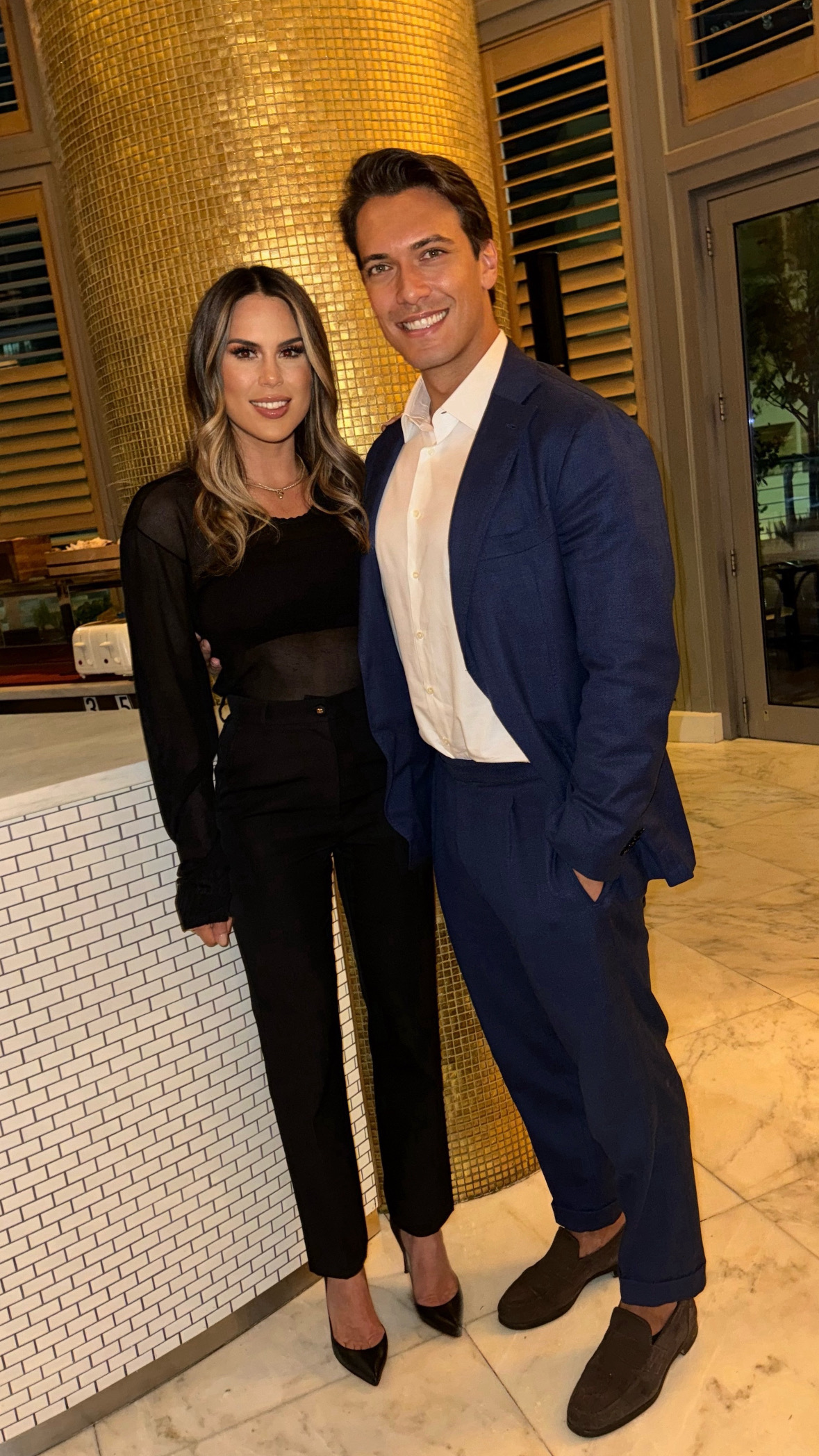 An elegant evening out