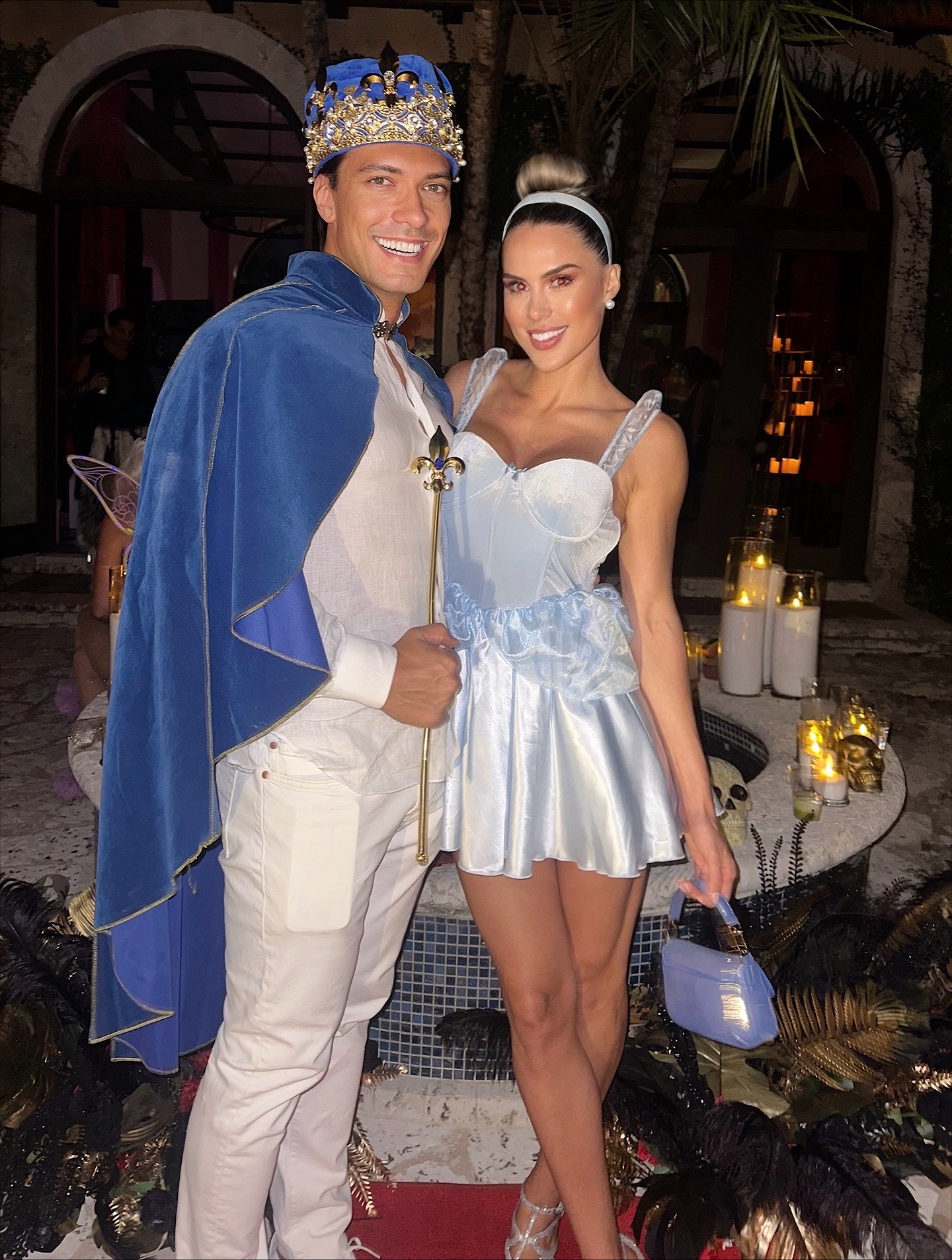 A royal Halloween couple's costume
