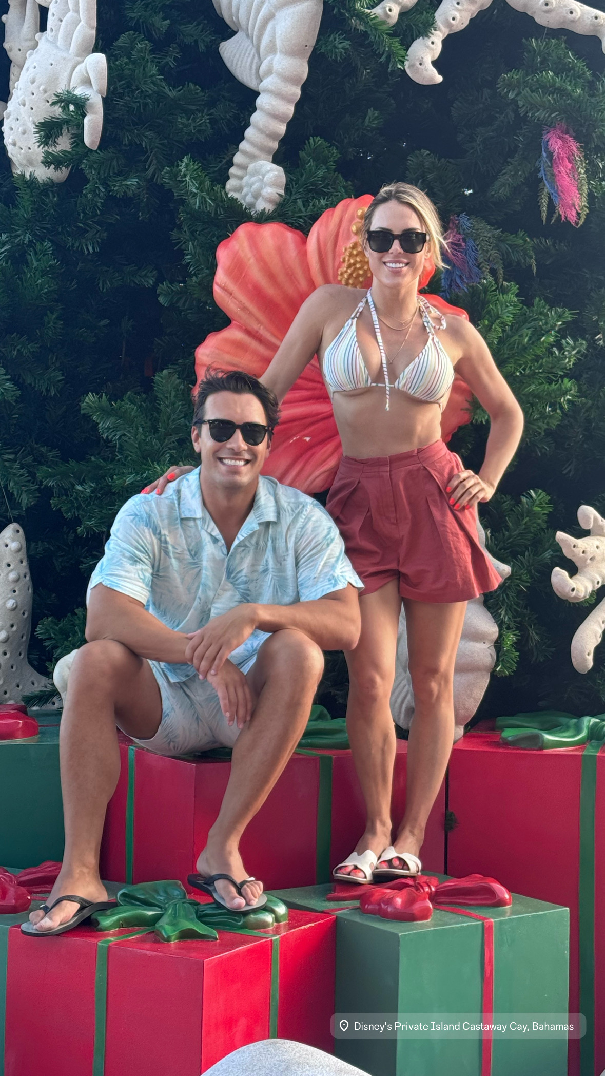 A festive holiday photo op