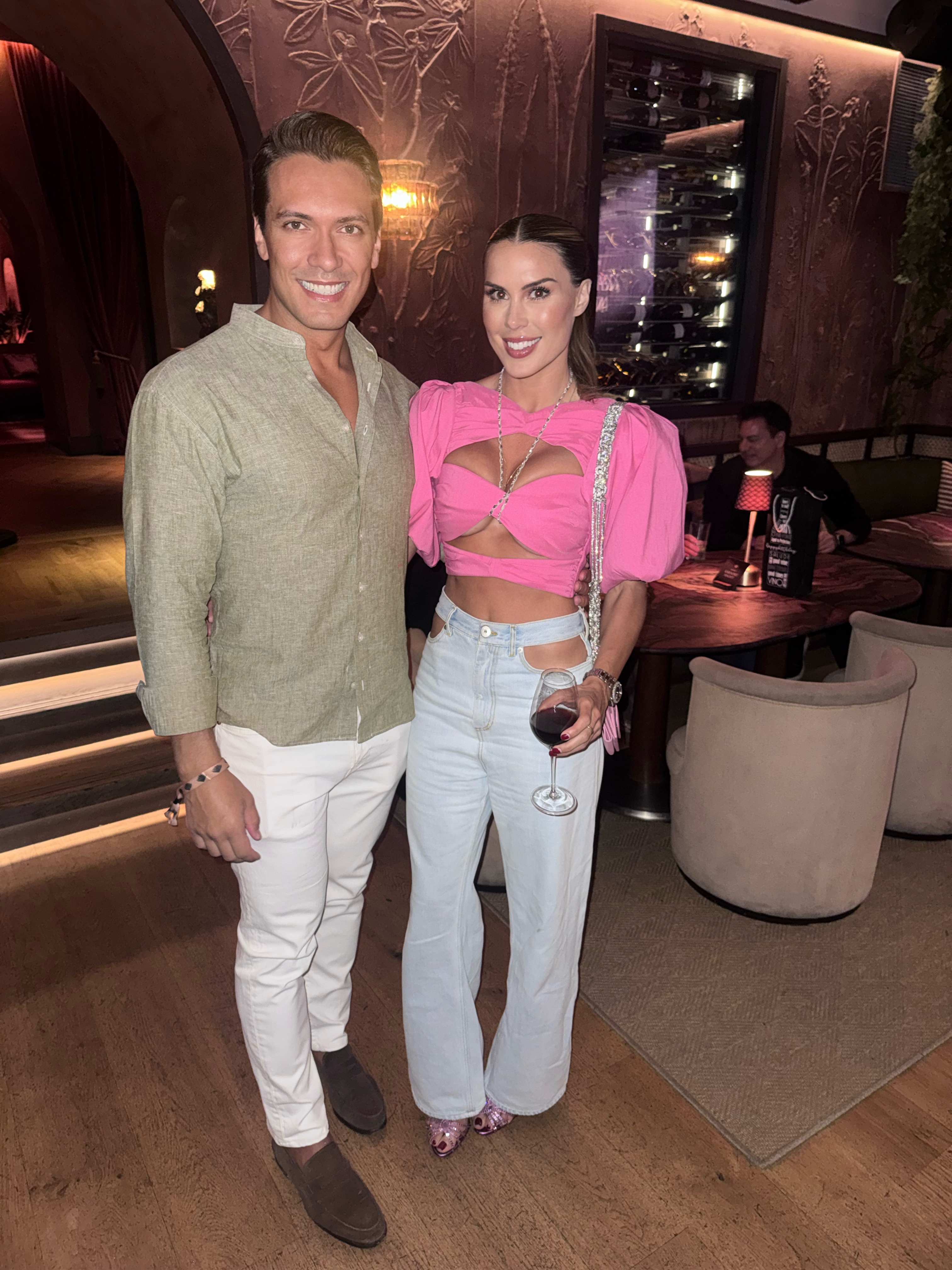 A night out at the wine cellar