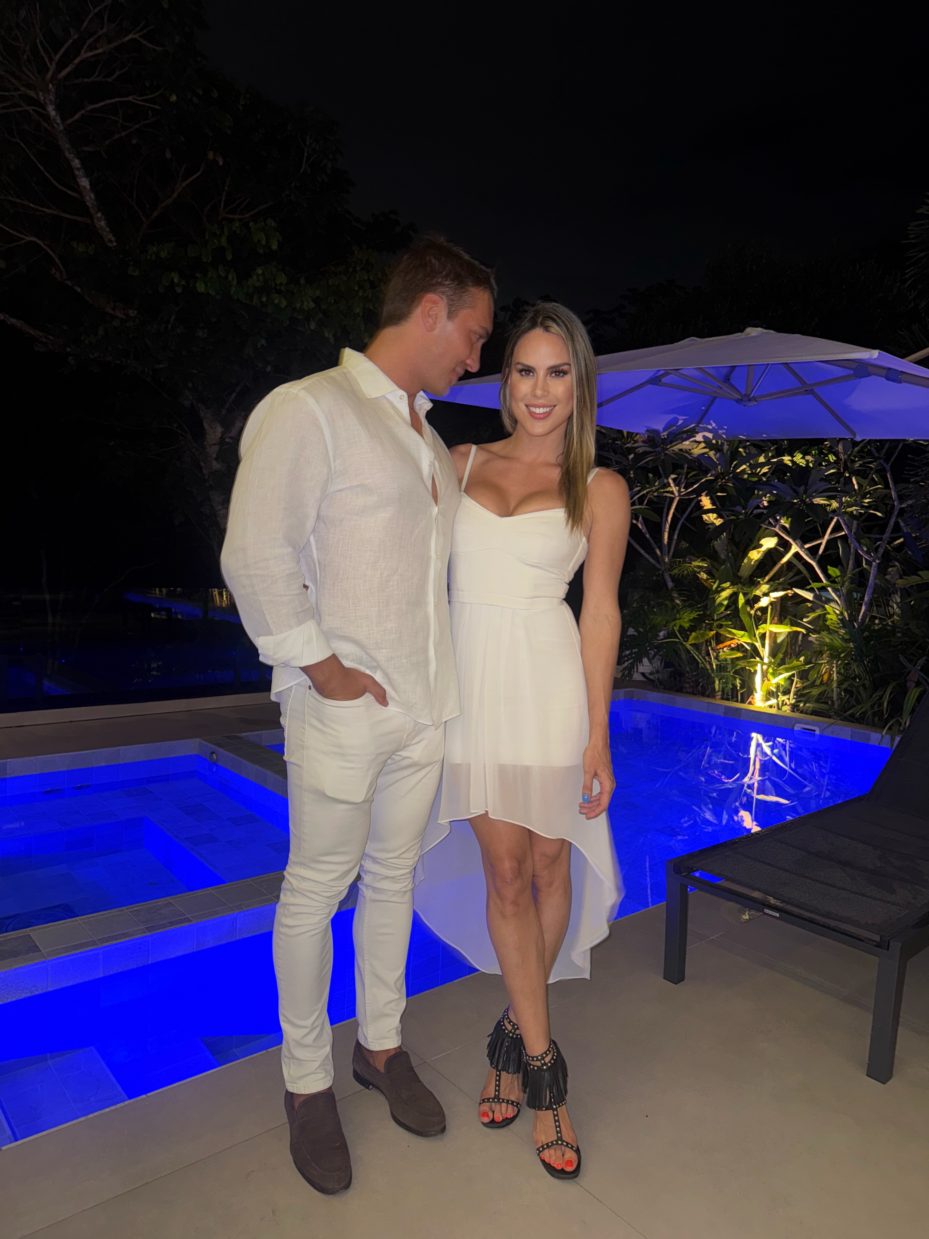 A night out by the pool