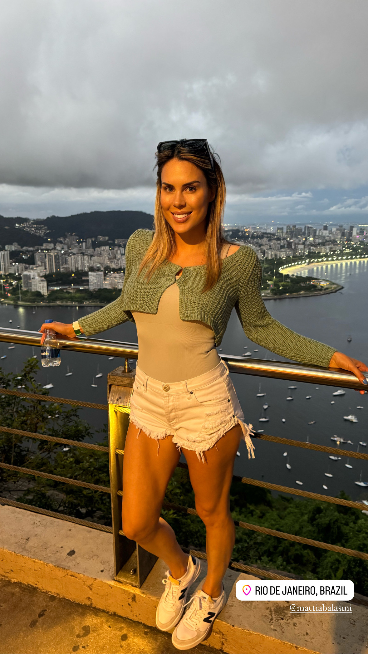 Taking in the view in Rio de Janeiro