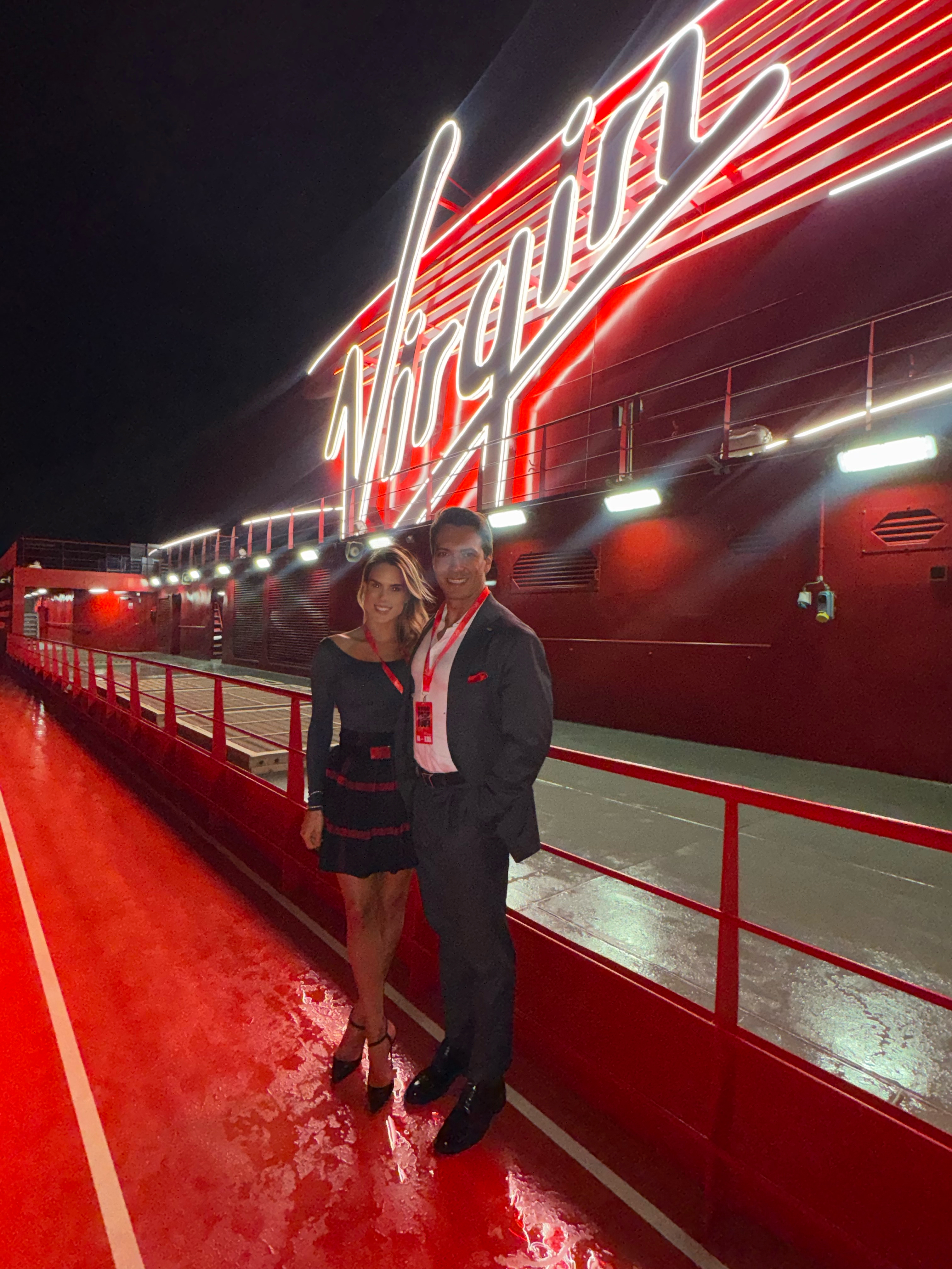 An evening aboard the ship